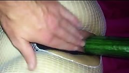 A Pussy Filled with Cucumbers and Cum - A Unique Sexual Experience