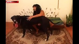 Latina Bombshell Explodes with Wild Solo Fucking of Monster Dog