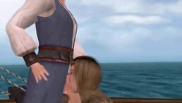 Sail Away with this Sultry 3D Shemale Babe Getting Fucked on a Pirate Ship